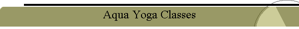 Aqua Yoga Classes